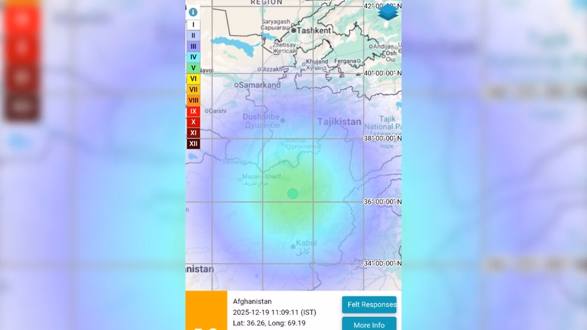 Earthquake of Magnitude 5.3 Jolts Afghanistan's Hindu Kush Region