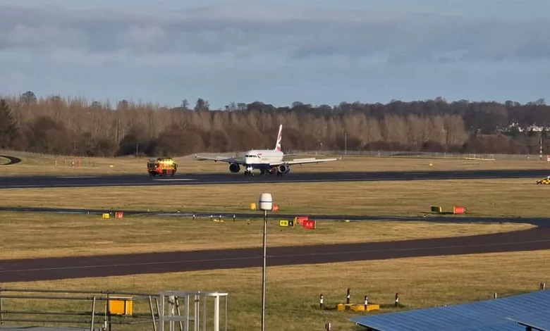 Edinburgh Airport suspends flights after British Airways plane declares mid-air emergency