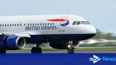Edinburgh BA flight circles over Stirling six times after 'landing gear stuck'
