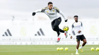 El equipo se está entrenando