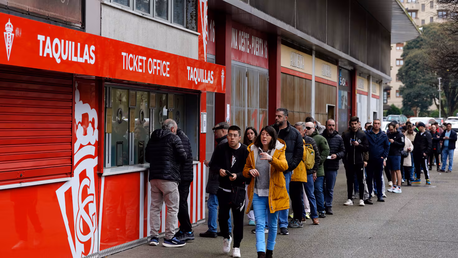 El mal tiempo impedirá que El Molinón-Quini luzca su mejor ambiente