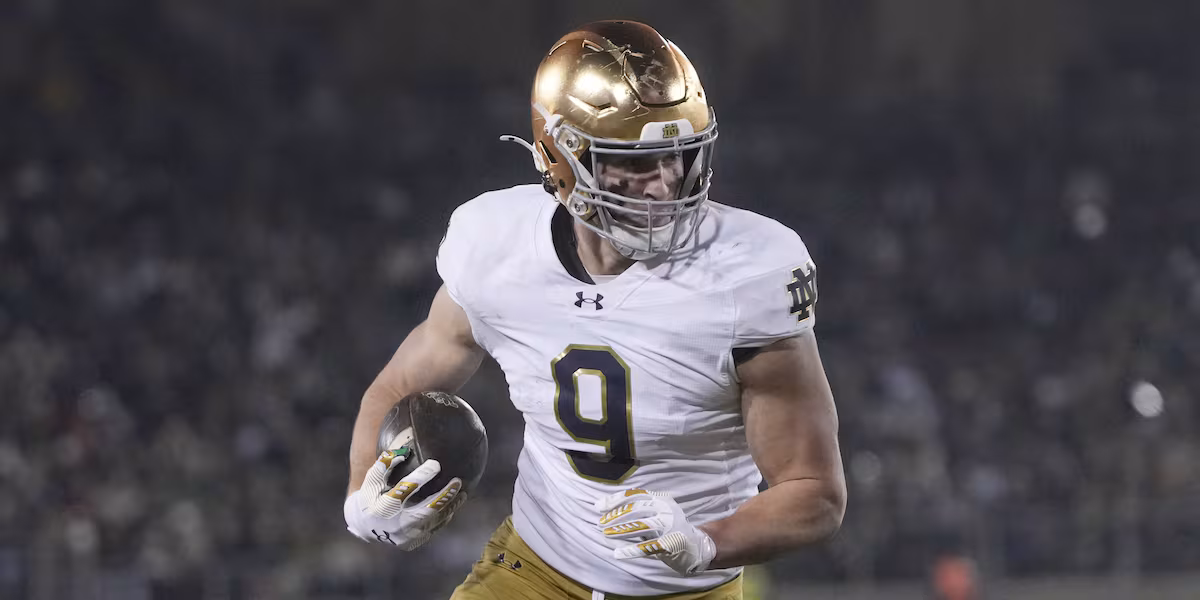 Eli Raridon shares heartfelt goodbye to Notre Dame as he declares for NFL Draft