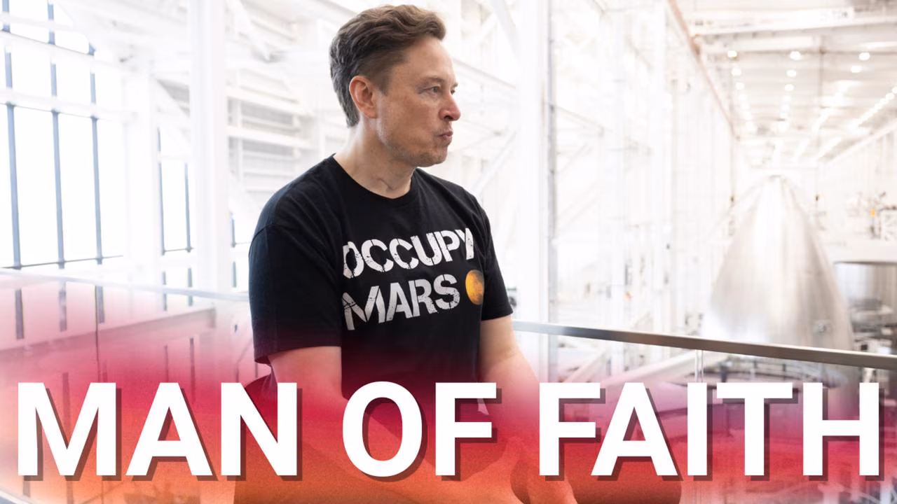 Elon Musk makes stunning rare admission about faith in God
