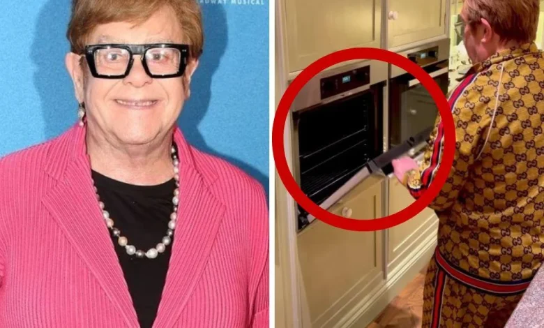 Elton John ‘dirty’ kitchen detail revealed as new house advice surfaces