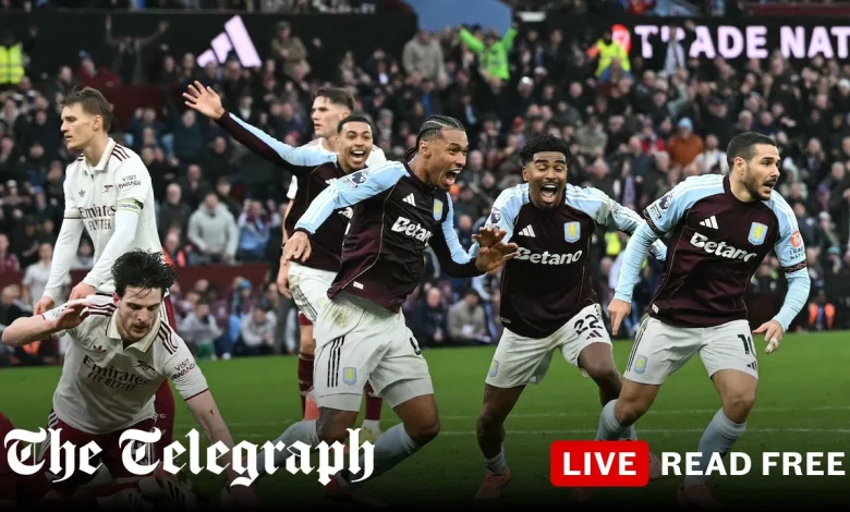 Emi Buendia’s last-gasp winner fires Aston Villa into title race with win over Arsenal – latest reaction