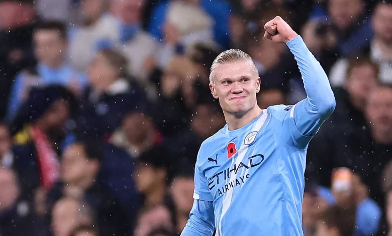 Erling Haaland becomes fastest player to 100 Premier League goals with league-best 15th goal of season