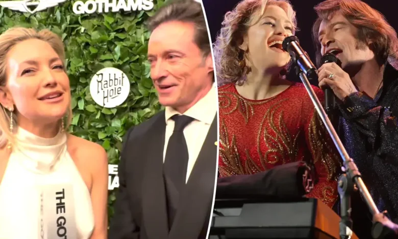 Exclusive | Hugh Jackman and Kate Hudson admit they feel like a ‘real’ married couple after filming ‘Song Sung Blue’