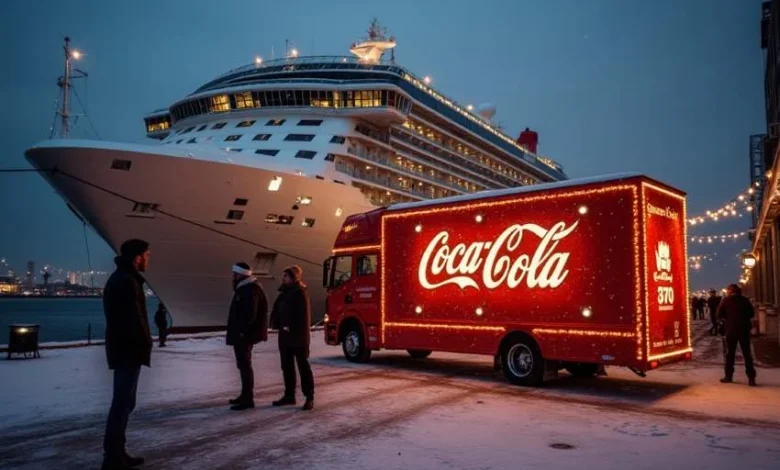 Experience The Ultimate Christmas Celebration In Hamburg With AIDAnova And The Coca Cola Christmas Truck