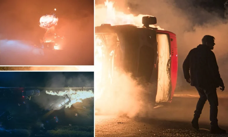 Explosive first look at Corrie and Emmerdale crossover in car crash pile-up