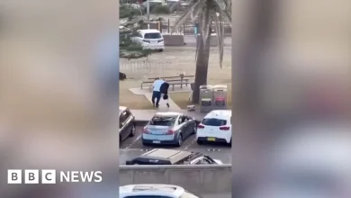Eyewitness captures moment man tackles and disarms Bondi shooter