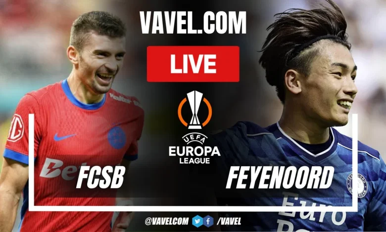 FCSB vs Feyenoord LIVE Score Updates: The Dutch are leading at halftime (1-2)