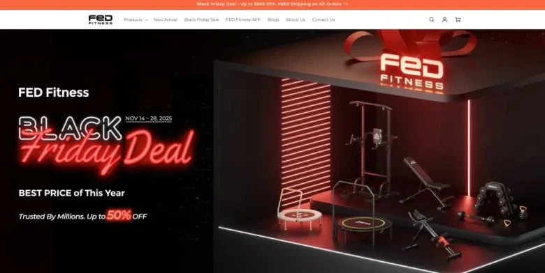FED Fitness Unveils Unified Brand and Black Friday Deals on Essential Home Gym Gear