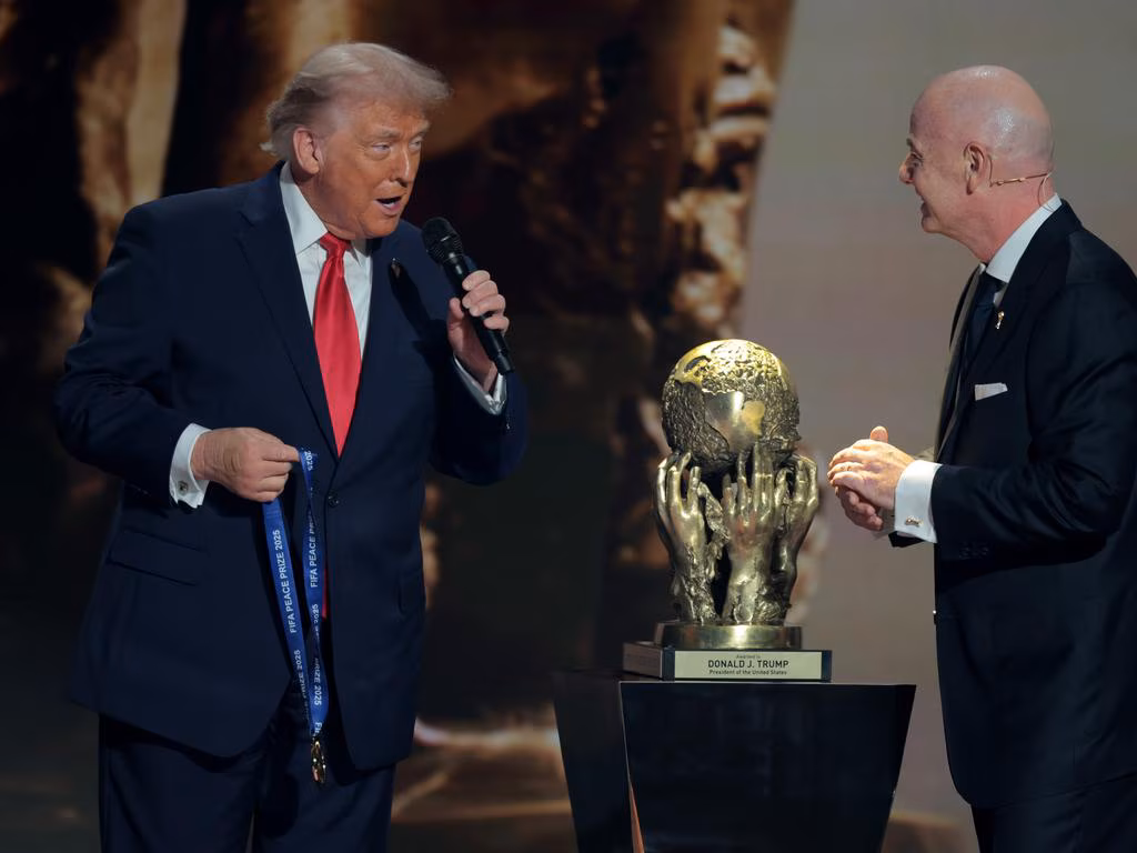 FIFA’s new peace prize – and the winner is Trump