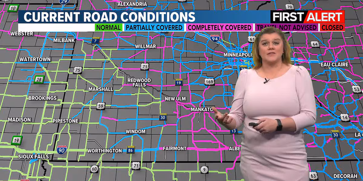 FIRST ALERT: Icy roads, strong winds today; more snow on the way
