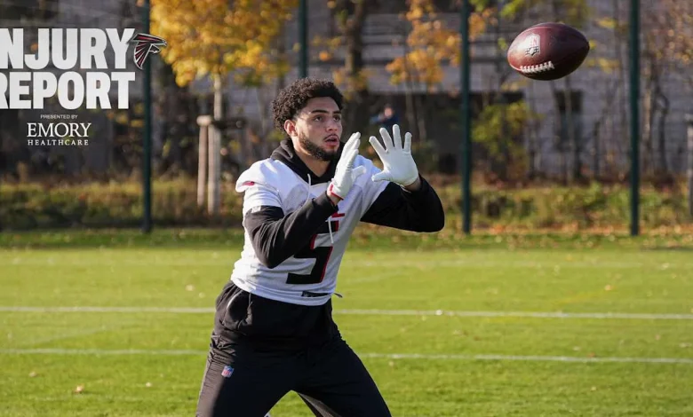 Falcons injury report: Drake London returns to practice