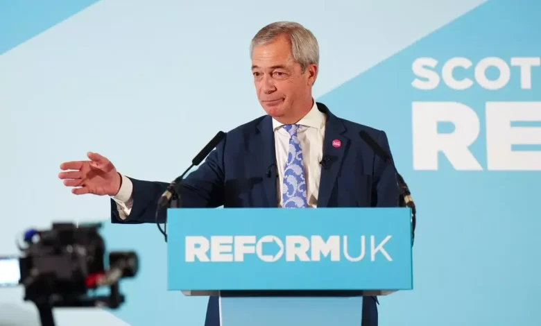 Farage claims Reform is now UK’s biggest party as Labour membership plummets