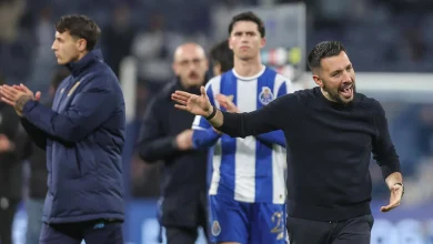 Farioli e o Benfica-Sporting: "Foi incrível, tinha o canal 26 e o 28 a dar, mas o 27 não..."