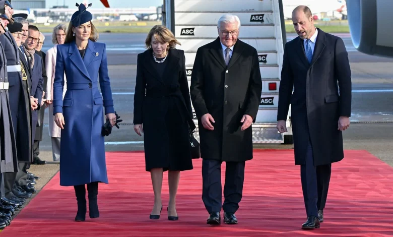 Festive welcome ready for German president from King and Queen at Windsor Castle