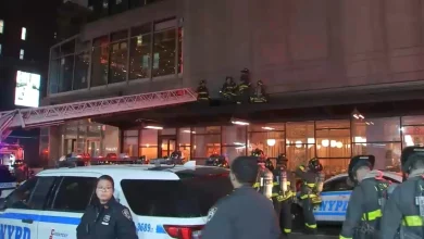 Firefighters Respond to Restaurant Fire in Chelsea, Manhattan