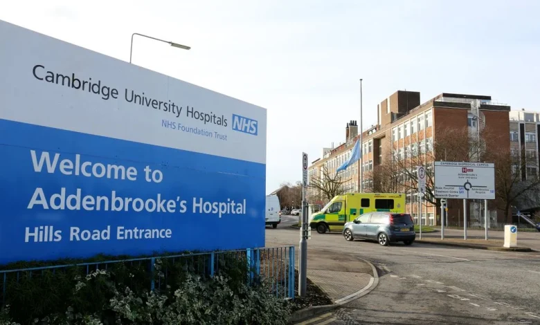 Firefighters battle Addenbrookes car park blaze as multiple vehicles alight