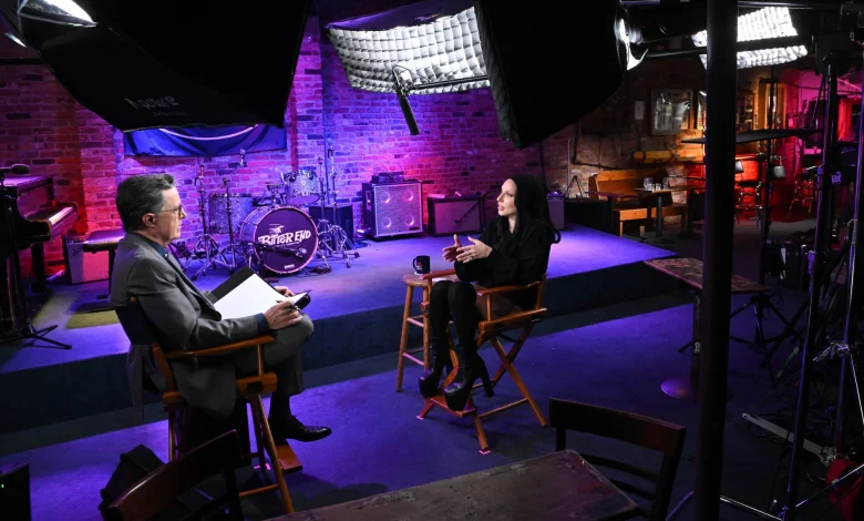 First Look: Lady Gaga Takes The Colbert Questionert On Monday’s “Late Show With Stephen Colbert...