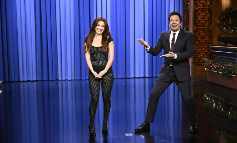 First Look: Millie Bobby Brown Co-Hosts Fallon’s “Tonight Show” With Guests Kenan Thompso...