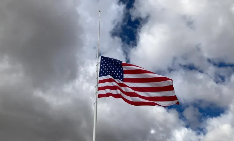 Flags are at half-staff in Connecticut today. Here's why