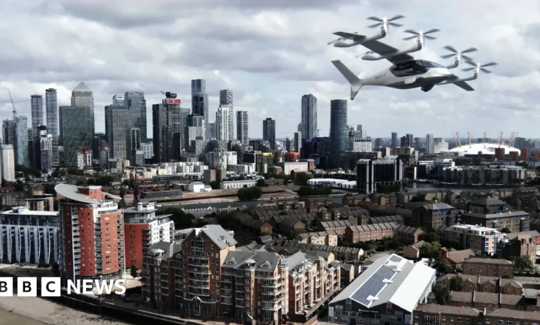 Flying taxis could be in London's skies by 2028, developers say