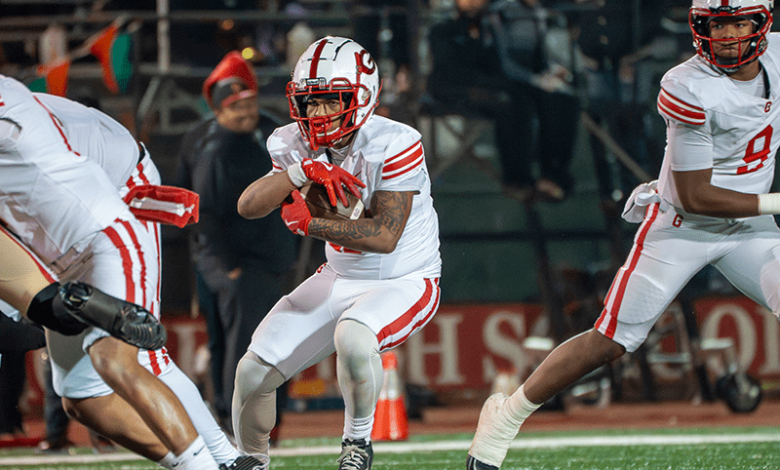 Football: Big Red dominates Rome for spot in 5A title game