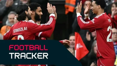 Football Tracker: Liverpool leading Brighton, Palmer puts Chelsea ahead against Everton