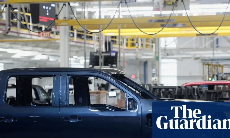 Ford takes $19.5bn hit amid electric vehicle retreat as Trump policies bite