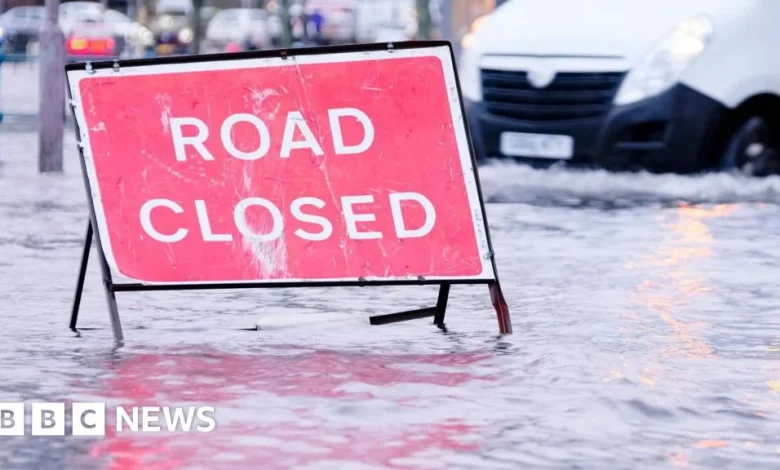 Forecasters warn of floods as amber rain warning issued