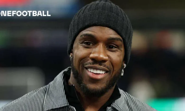 Former West Ham United star Michail Antonio training with Leicester City