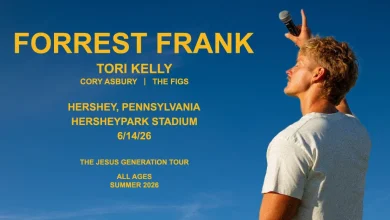 Forrest Frank to Perform at Hersheypark Stadium in 2026