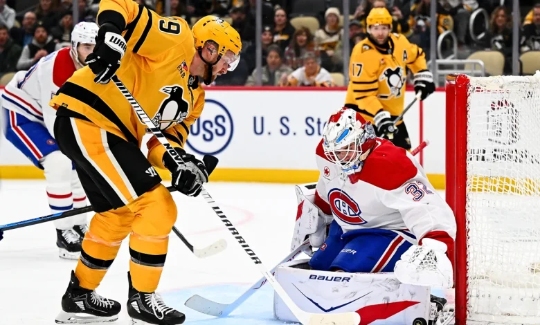 Fowler makes 36 saves in NHL debut, Canadiens defeat Penguins