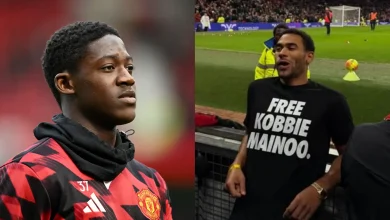 'Free Kobbie Mainoo!' - Man Utd midfielder at risk of new rift with Ruben Amorim after brother wears eye-catching t-shirt during 4-4 draw with Bournemouth