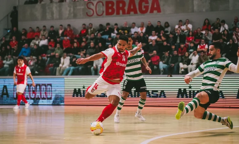 Futsal | Derrota do SC Braga diante do Sporting CP