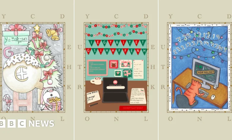 GCHQ releases Christmas card 2025 puzzle questions and answers