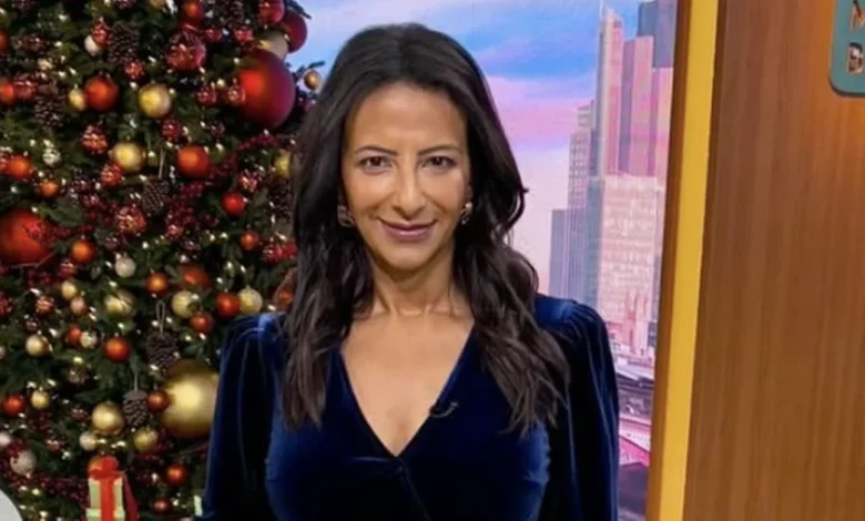 GMB’s Ranvir Singh wows in high street velvet jumpsuit with waist-cinching detail