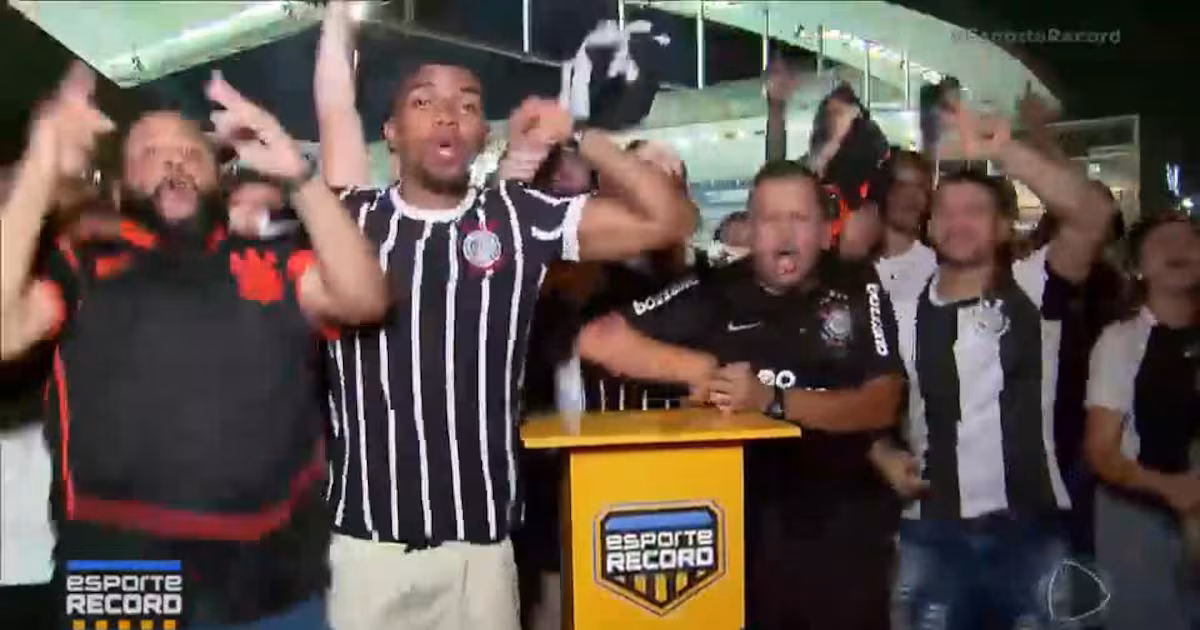 'Gabigol pipoqueiro' e 'Hugo melhor do país': as reações da Fiel na Copa do Brasil