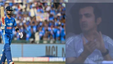 Gambhir applauds as Kohli reaches fifty in Raipur; yet another rare record for iconic batter