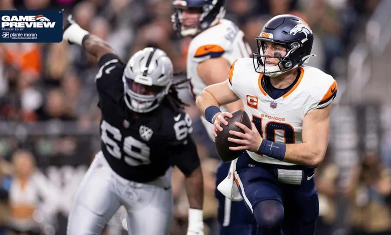 Game Preview: Broncos look for crucial win vs. Raiders as postseason race heats up