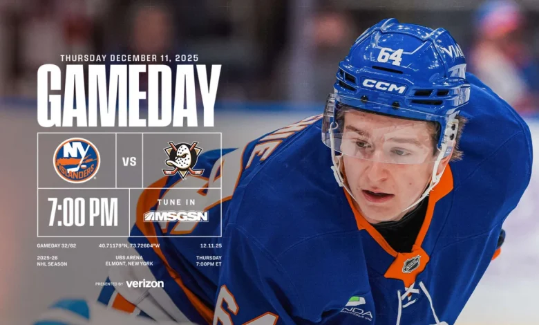 Game Preview: Islanders vs Ducks