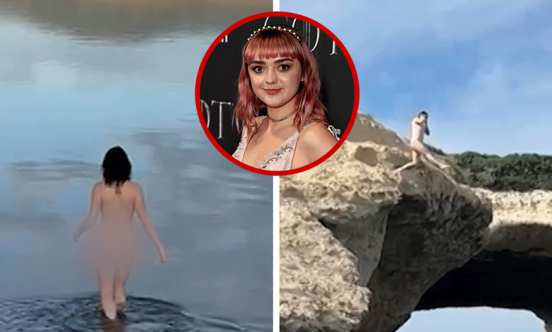 'Game of Thrones' Star Maisie Williams Skinny Dips in Italy, on Video