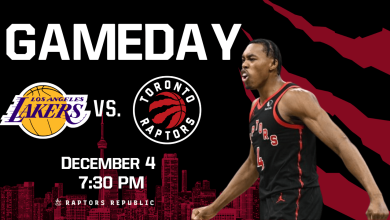 Gameday: Lakers @ Raptors, December 4
