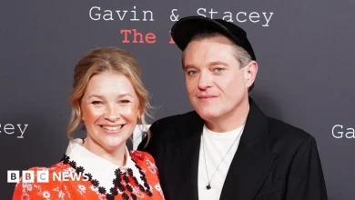 Gavin & Stacey's Joanna Page and Mathew Horne reunite for Christmas