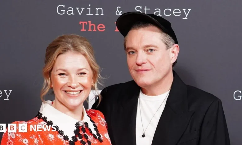 Gavin & Stacey's Joanna Page and Mathew Horne reunite for Christmas