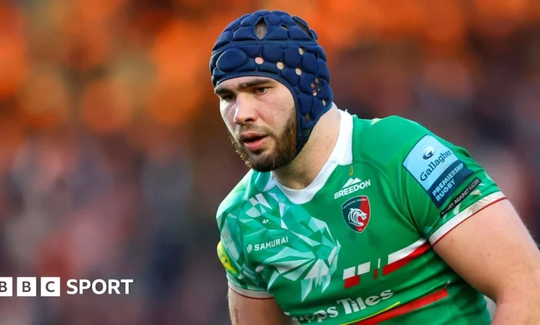 George Martin: England lock to leave Leicester and join Saracens