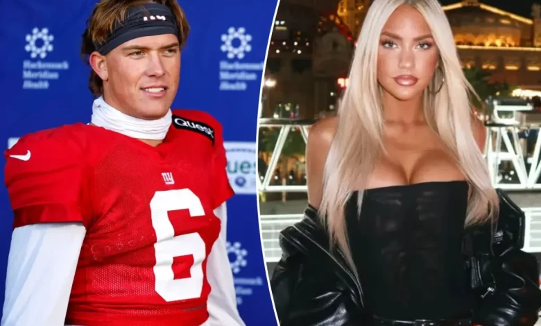 Giants’ Jaxson Dart linked to model ring girl Marissa Ayers as romance rumors swirl