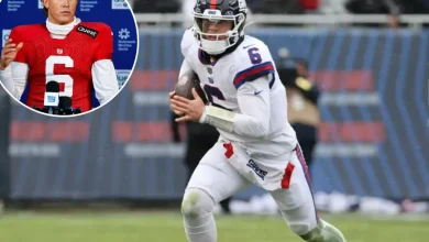 Giants hoping for no more interruptions to Jaxson Dart’s turbulent season with QB back vs. Patriots